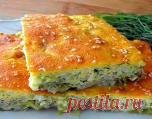 Пирог с курицей и картофелем
