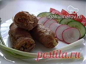 Мясные рулеты на палочке "Эскимо" – рецепт с фото от Лиги Кулинаров, пошаговый рецепт