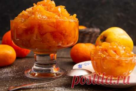 Варенье из айвы с мандаринами — Ботаничка