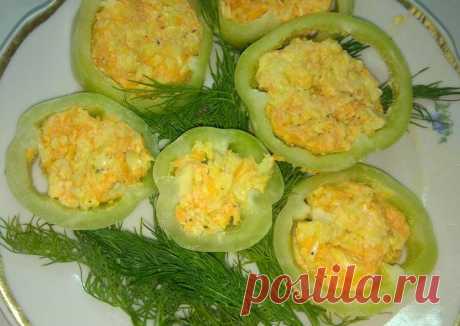 Фаршированный перец сыром и морковкой Автор рецепта Марина - Cookpad
