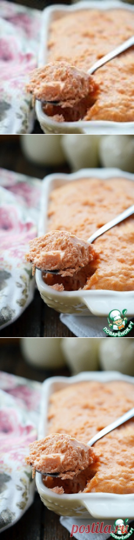 Рыбное суфле из детского садика - кулинарный рецепт