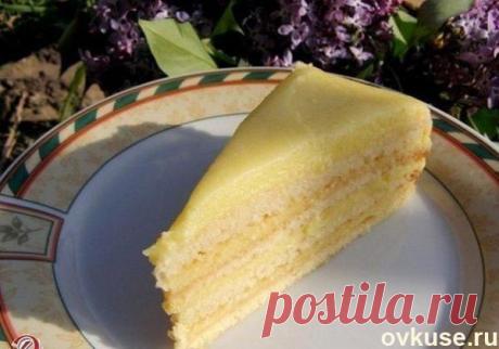 Сказочно вкусный торт с творожным заварным кремом - Простые рецепты Овкусе.ру