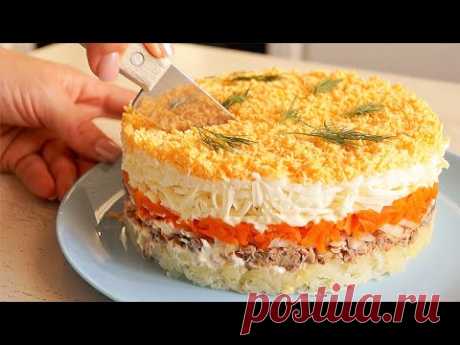 С ЭТИМ ИНГРЕДИЕНТОМ Салат МИМОЗА Ещё вкуснее и нежнее! Простой, но вкусный салат на Праздничный стол