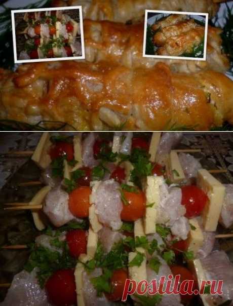 Зимний шашлычок в шубке