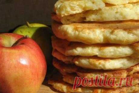 Кукурузные лепёшки с яблоком