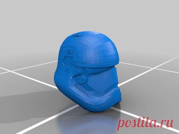 SW Episode 7 Helmet by Jace1969 An old file from my Pepakura making days that I discovered in Pepakura Designer you can export to .OBJ and in 