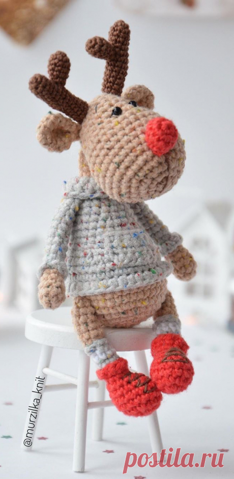 PDF Олень Красавчик крючком. FREE crochet pattern; Аmigurumi doll patterns. Амигуруми схемы и описания на русском. Вязаные игрушки и поделки своими руками #amimore - олень, плюшевый оленёнок, deer, venado, cervo, hirsch, jeleń, veado, јелен, geyik, hirvi, cerf, jelen, rådjur, hirved. Amigurumi doll pattern free; amigurumi patterns; amigurumi crochet; amigurumi crochet patterns; amigurumi patterns free; amigurumi today.
