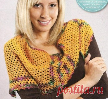 Простая шалька