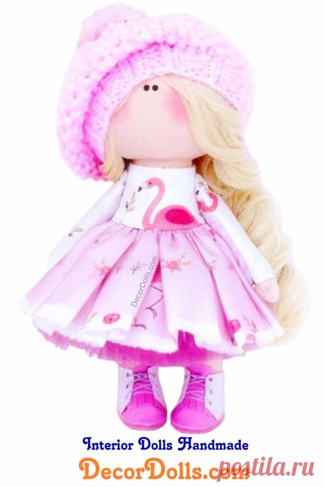 Textile Soft Doll, Tilda Interior Doll, Nursery Decor Doll, Fabric Art Doll by Irina S Hello, dear visitors!This is handmade cloth doll created by Master Irina S (Krasnodar, Russia).  Doll is made BY ORDER. Order production time is 5 - 7 days. FREE SHIPPING TO ANY COUNTRYDoll is 28 cm (11.02 inch) tall and made of only quality materials.You can find them in our shop searching by artist name, stated in th