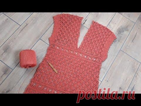 Платье крючком 