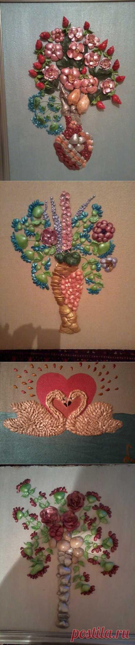 (+1) тема - Мои работы из ракушек | СВОИМИ РУКАМИ