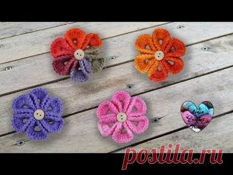 Fleurs Wiggly crochet facile