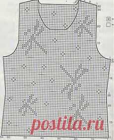 Топ крючком "Стекоза" ...от Let's knit.