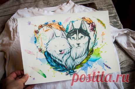 Перенос рисунка на светлую одежду при помощи утюга и струйного принтера