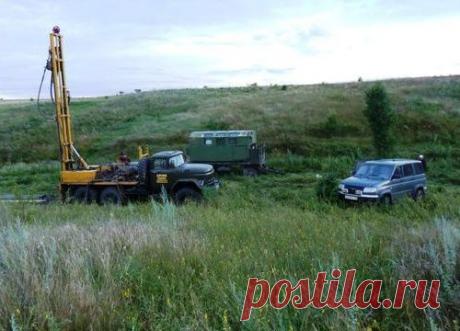 Пробуренная в степи скважина издала крик