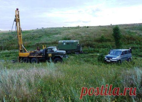 Пробуренная в степи скважина издала крик