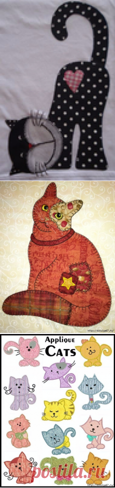 Аппликация. Кошечки