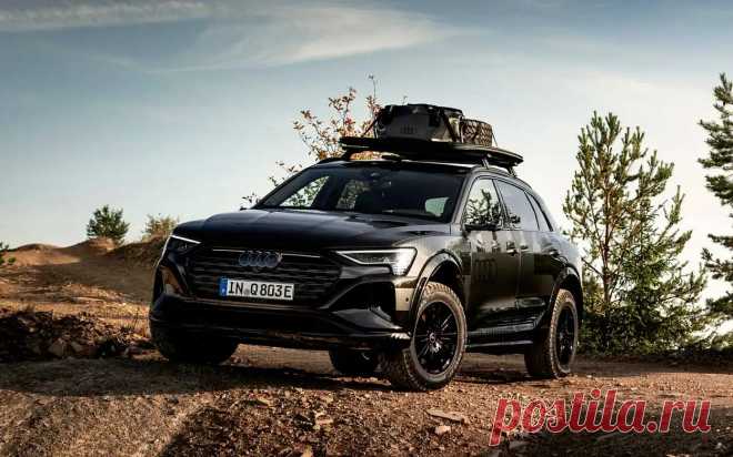 Люксовый внедорожник Audi Q8 e-tron Dakar Edition 2024 ограниченным тиражом