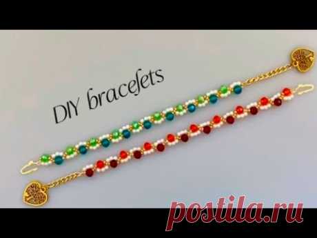 Simple and easy bead bracelets patterns