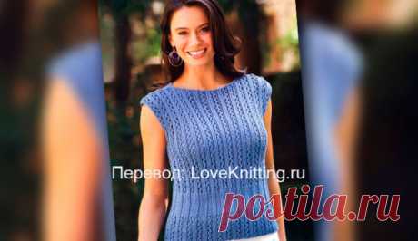 Пуловер без рукавов | Loveknitting.ru