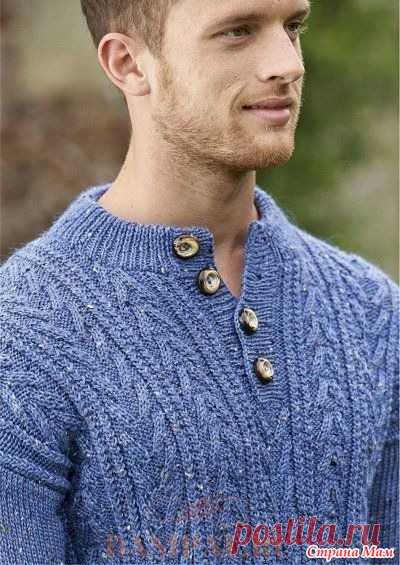 . Мужской пуловер «Донегол» - Вязание - Страна Мам