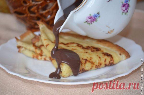 Шоколадный соус для блинов и не только