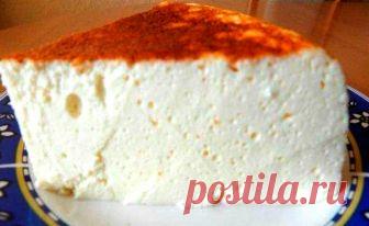 Творожная воздушная запеканка без муки и манки