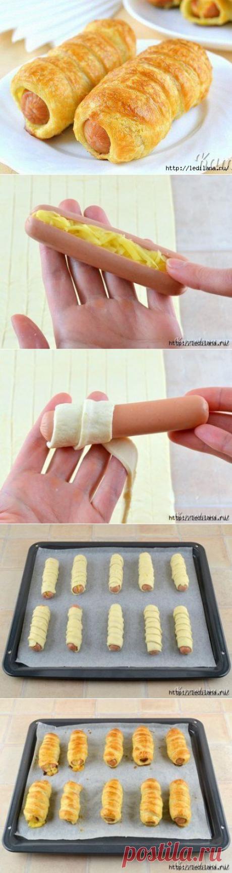 Сосиски в тесте. Рецепт на скорую руку | Подружки