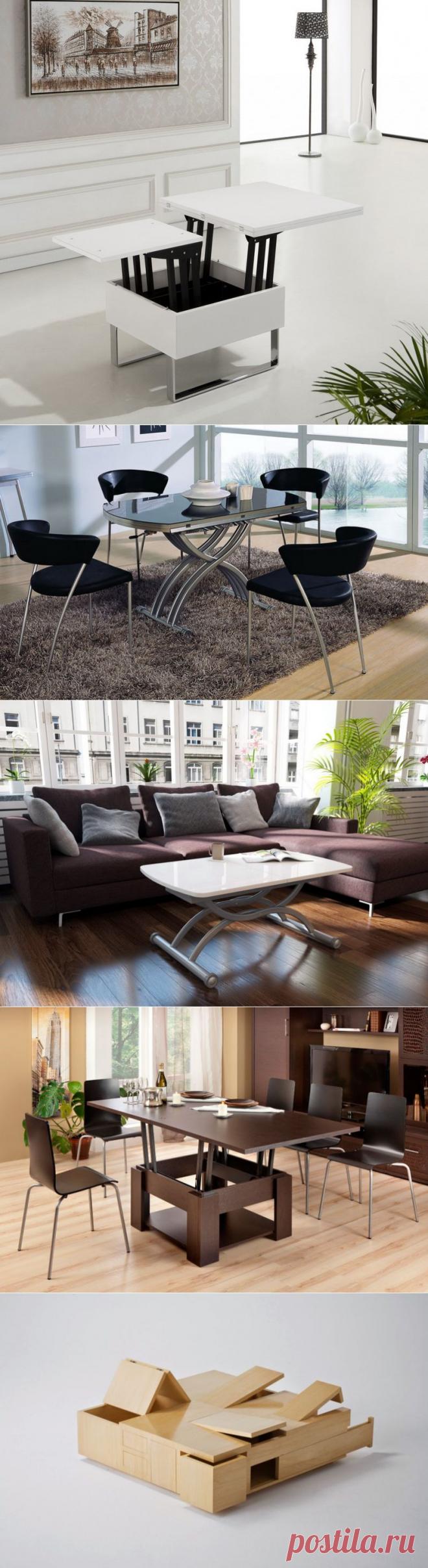 Как выбрать стол трансформер для гостиной — выбираем какой стол лучше: раскладной, раздвижной или круглый стол трансформер