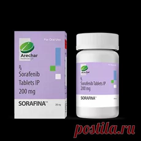 Sorafina is a formulation of anti-cancer therapy, sorafenib. It is available only by a prescription with a strength of 200mg as tablets. sorafina sorafenib is indicated for use in individuals with kidney cancer. It may also help in treating thyroid cancer and liver cancer. Its adverse effects usually include irregular vaginal bleeding, bruising, and fever. Get a discounted Sorafenib price on Magicine Pharma. Buy online at a 38% discount.