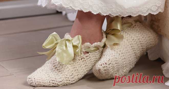 Ida McKinley’s Crocheted Slippers | Interweave