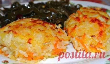 Картофельные котлеты с рисом и морковью « Рецепты котлет