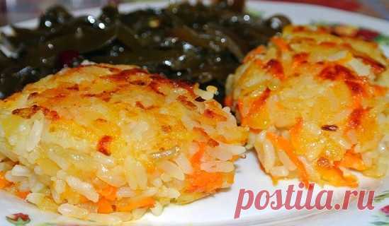 Картофельные котлеты с рисом и морковью « Рецепты котлет