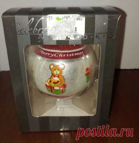 2008 Celebrations by Christopher Radko Glass Ball Christmas Tree Ornament | eBay
US $14.00 +0