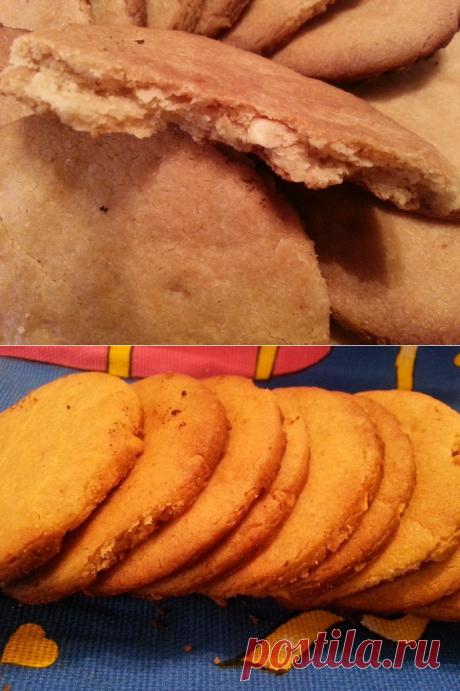 Хрупкое нежное печенье &quot;Орешек&quot; с арахисовой пастой.