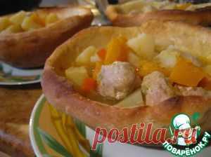 Хлебные тарелки для жаркого - кулинарный рецепт