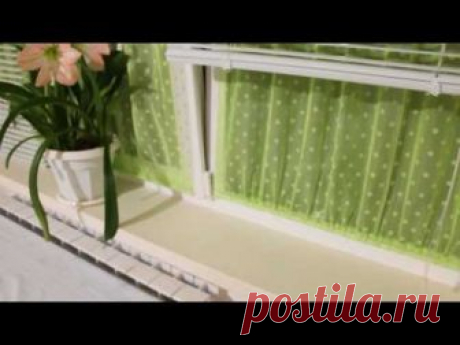 КАК ОФОРМИТЬ ОКНО НА КУХНЕ?. Жалюзи + мини карнизы.