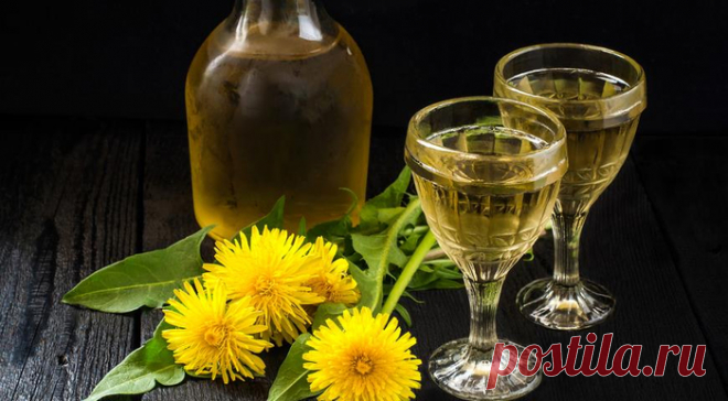 ВИНО ИЗ ЦВЕТКОВ ОДУВАНЧИКА.. 2 РЕЦЕПТ