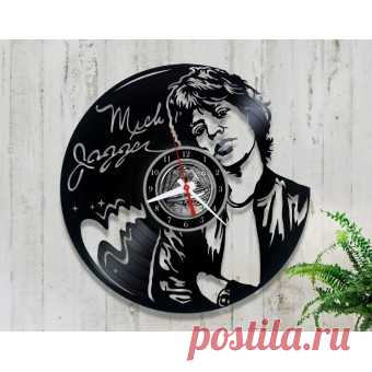 Виниловые часы The Rolling Stones / Мик Джаггер 469 — SWA-Shop.ru
