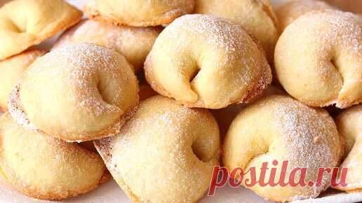 Просто фантастика! Так просто: печенье с воздушной начинкой.🥟 Сладкие Пельмешки с безешкой | Наташа Шакинко | Дзен