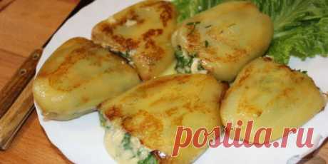 Жареный болгарский перец с сыром