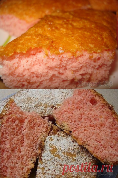 Бисквит из киселя