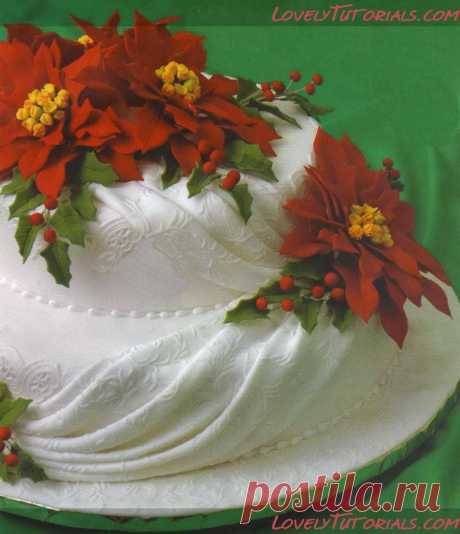 Торт украшенный драпировкой -Making Drapes for Fondant Cake - Мастер-классы по украшению тортов Cake Decorating Tutorials (How To's) Tortas Paso a Paso