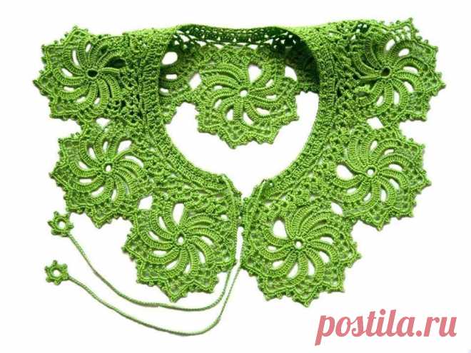 ремесленных Тины: 62 конструкций и моделей 4crochet воротники