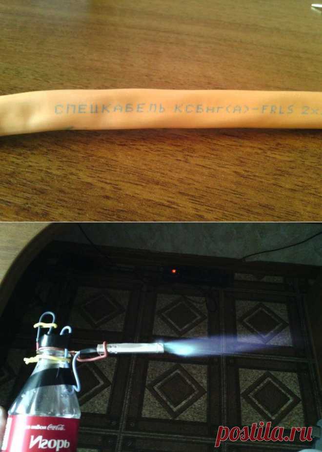 Газовая горелка из подручных средств | Самоделкино