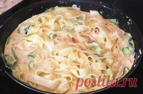 Как приготовить нежный сливочный соус с кабачками