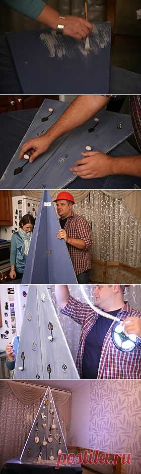 Деревянная ёлка — Школа ремонта