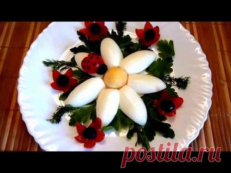 6 ЛАЙФХАКОВ КАК КРАСИВО НАРЕЗАТЬ ЯЙЦА! ЦВЕТЫ, ПТИЦА,ГРИБЫ И УКРАШЕНИЯ & КАРВИНГ - ДИЗАЙН ТАРЕЛКИ