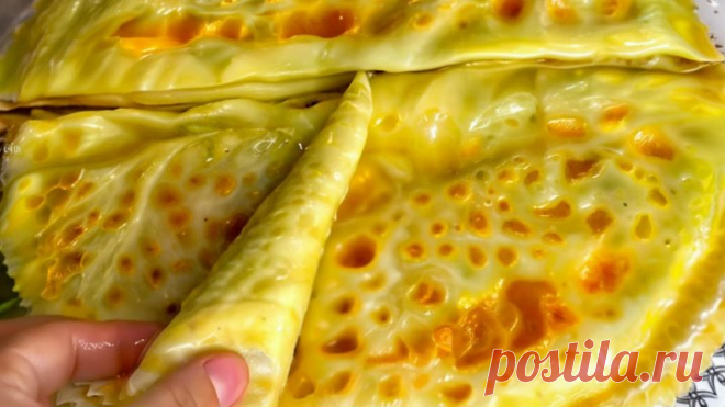 Творожно-чесночные лепёшки. Ароматные, с нежным тестом и аппетитной начинкой.
