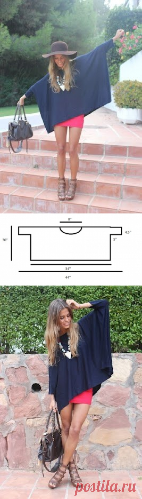 Быстрая блузка из струящейся ткани — Сделай сам, идеи для творчества - DIY Ideas